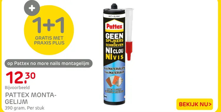 Aanbieding: Pattex monta-gelijm