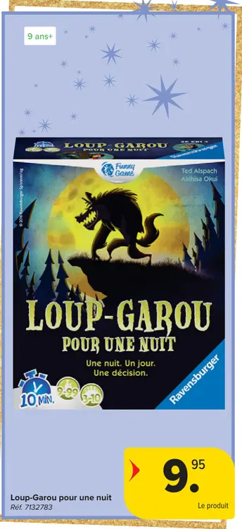 Offre: Loup-Garou pour une nuit