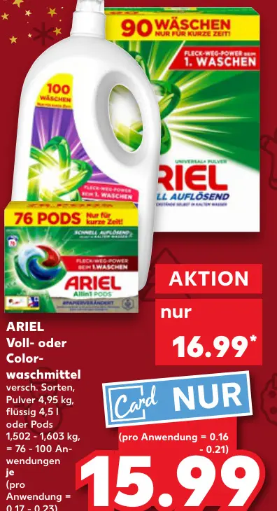 Aanbieding: Voll- oder Color-waschmittel