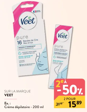 Offre: Crème dépilatoire