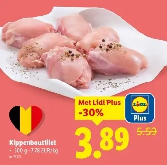 Promotie: Kippenboutfilet