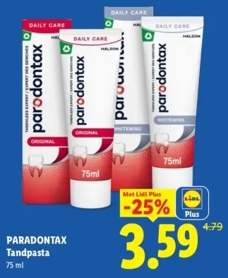 Aanbieding: Tandpasta