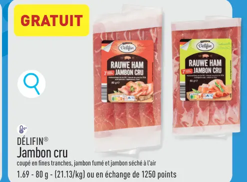 Offre: Jambon cru