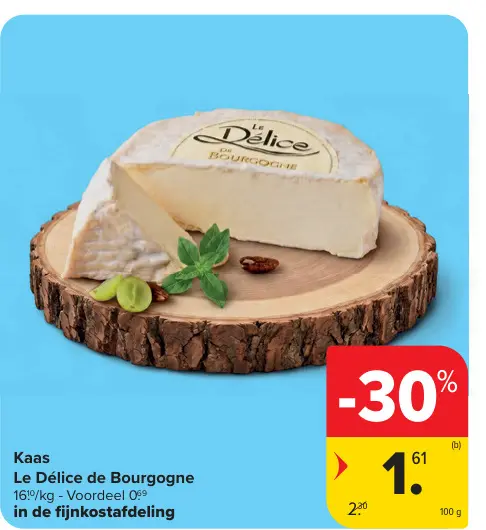 Offre: Kaas Le Délice de Bourgogne