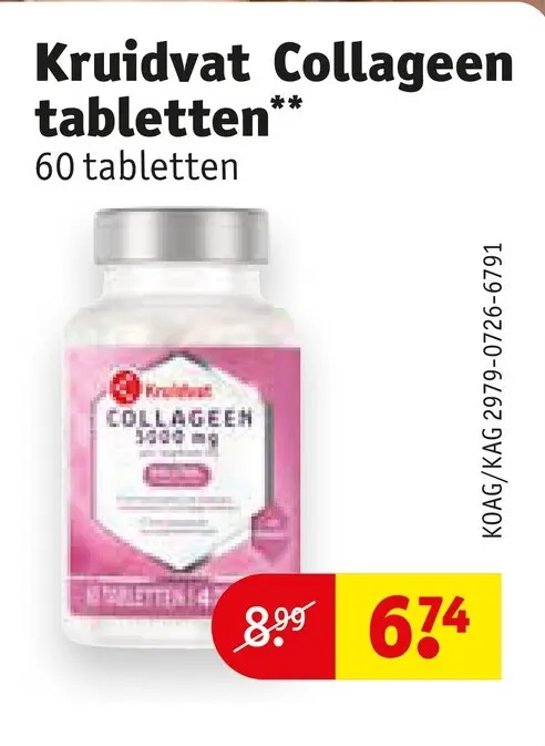 Aanbieding: Collageen tabletten