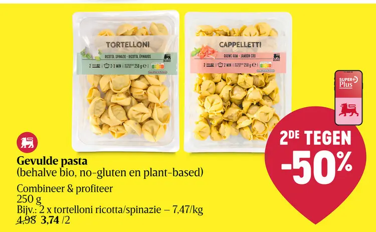 Promotie: Gevulde pasta