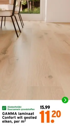Aanbieding: Laminaat Confort wit geolied eiken