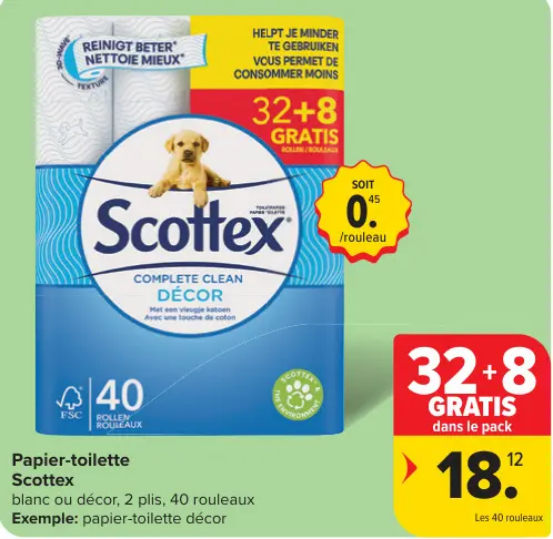 Offre: Papier-toilette