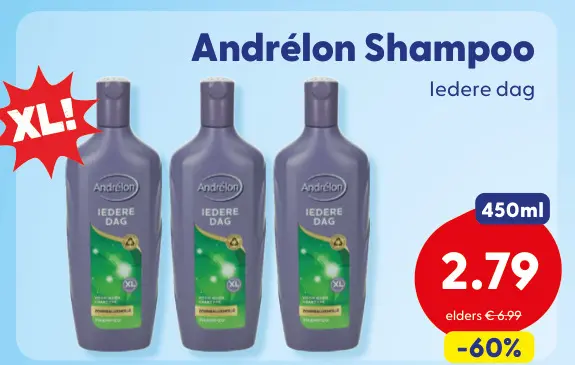 Aanbieding: Andrélon Shampoo