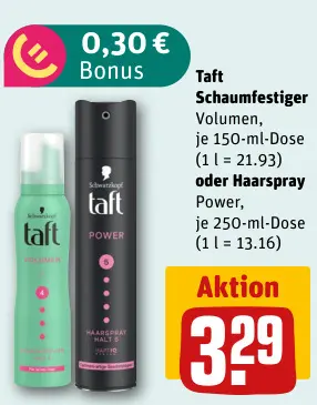Aanbieding: Schaumfestiger Volumen oder Haarspray Power