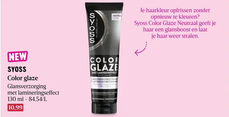 Promotie: Color glaze glansverzorging met lamineringseffect