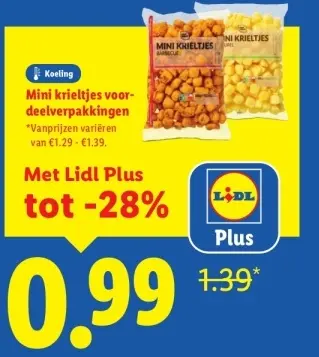 Aanbieding: Mini krieltjes