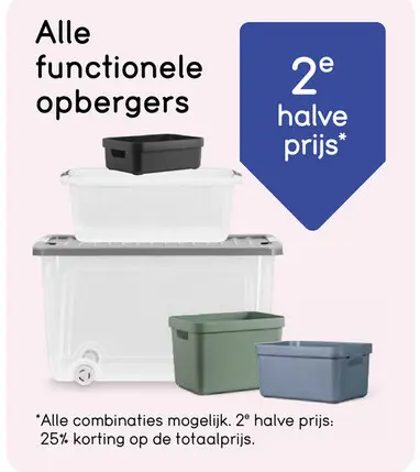 Aanbieding: Functionele opbergers