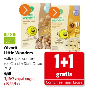 Promotie: Little Wonders volledig assortiment