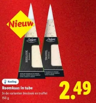 Aanbieding: Roomkaas in tube