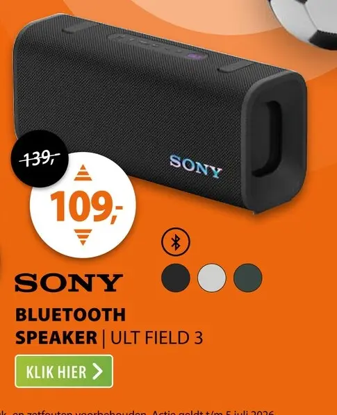 Aanbieding: Bluetooth speaker ult field 3