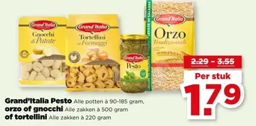 Aanbieding: Grand'Italia Pesto orzo of gnocchi of tortell