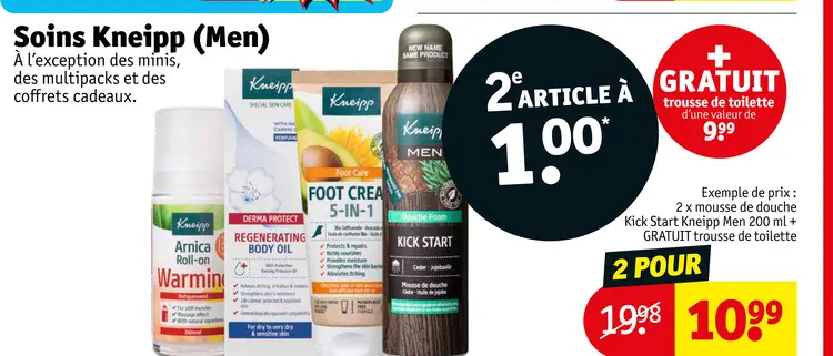Offre: Soins Kneipp (Men)