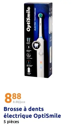 Offre: Brosse à dents électrique OptiSmile