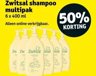 Aanbieding: Zwitsal shampoo multipak