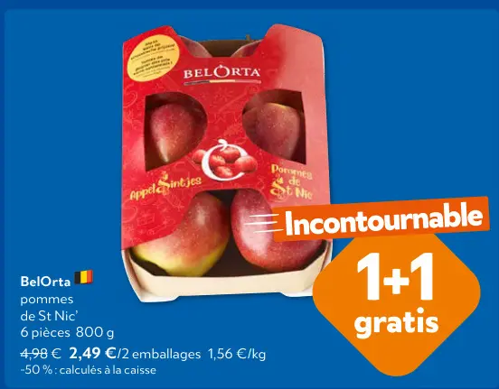 Offre: pommes de St Nic'
