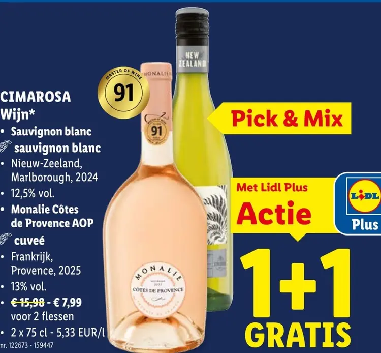 Promotie: Cimarosa & Monalie Wijn