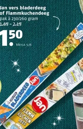 Aanbieding: Bladerdeeg of Flammkuchendeeg