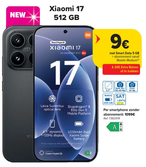 Promotie: Xiaomi 17 512 GB