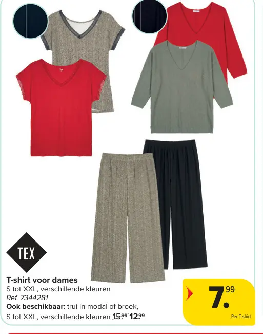 Promotie: T-shirt voor dames