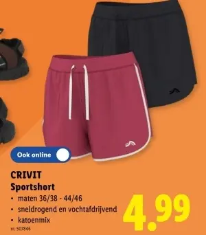Promotie: Sportshort
