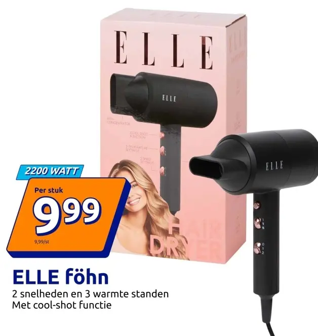 Aanbieding: ELLE föhn