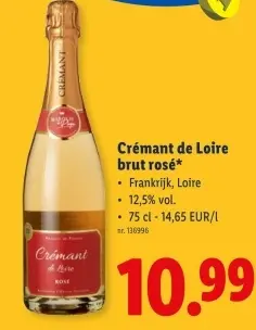 Promotie: Crémant de Loire brut rosé