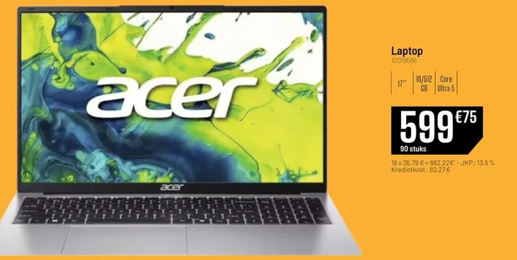 Promotie: Acer laptop