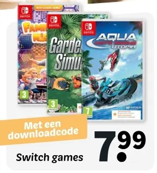 Aanbieding: Switch games