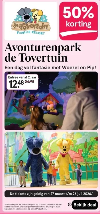 Aanbieding: Arenpark de Tovertuin