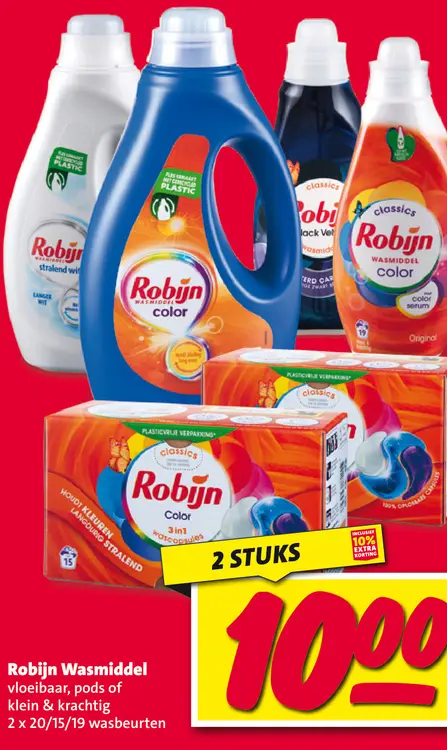 Aanbieding: Robijn Wasmiddel