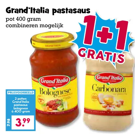 Aanbieding: Grand'Italia pastasaus