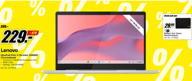Promotie: IdeaPad Slim 3 Chrome 14M868 Chromebook