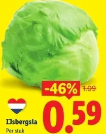 Aanbieding: IJsbergsla