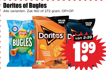 Aanbieding: Doritos of Bugles