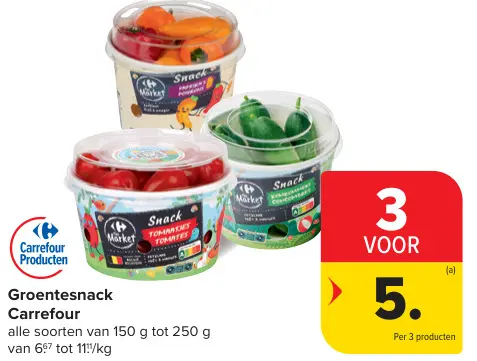 Promotie: Groentesnack