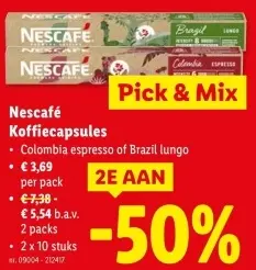 Promotie: Koffiecapsules