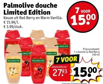 Promotie: Palmolive douche Limited Edition