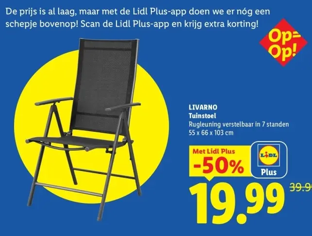 Aanbieding: Tuinstoel