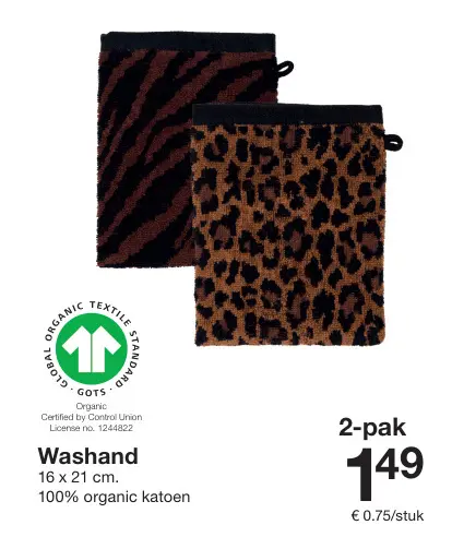 Promotie: Washand