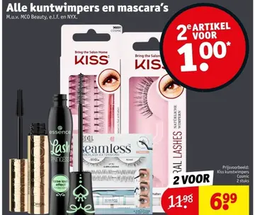 Aanbieding: Alle kuntwimpers en mascara's