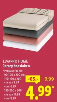 Aanbieding: Jersey hoeslaken