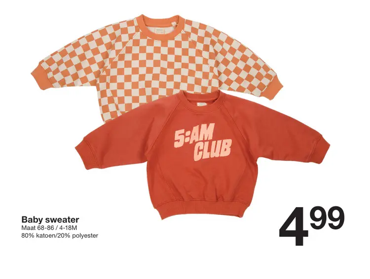 Promotie: Baby sweater