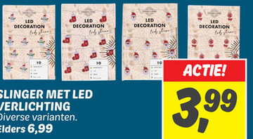 Aanbieding: SLINGER MET LED VERLICHTING