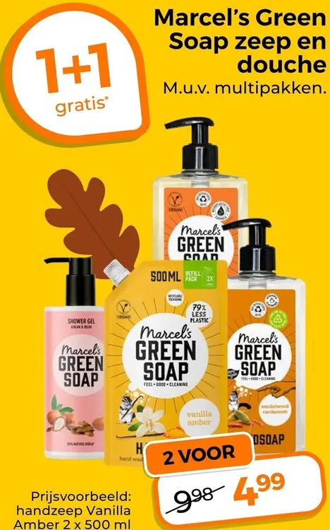 Aanbieding: Zeep en douche